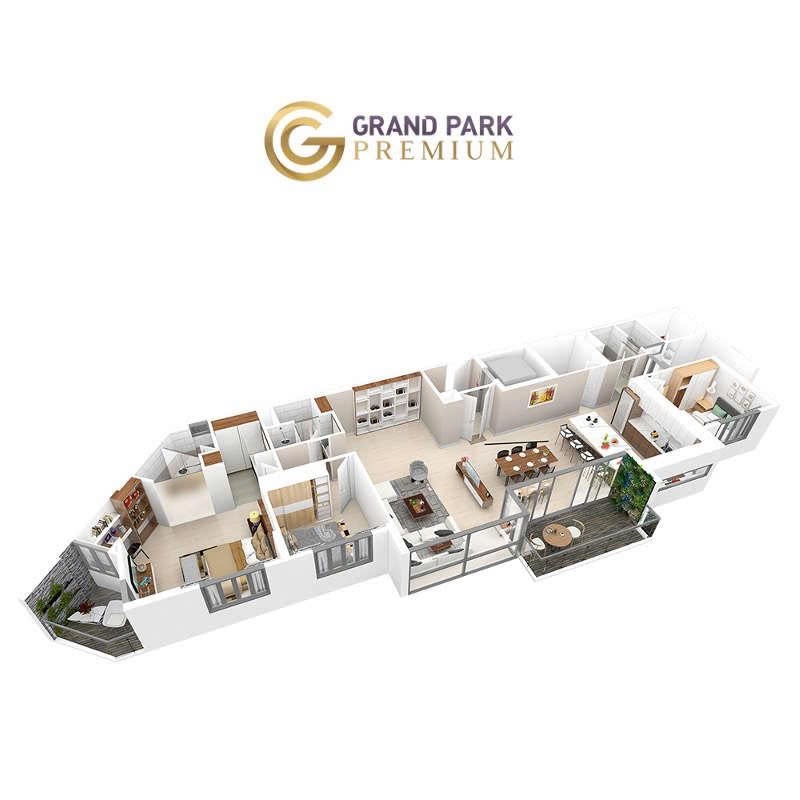 Căn hộ cao cấp 152m2 - Park Premium tại Ecopark